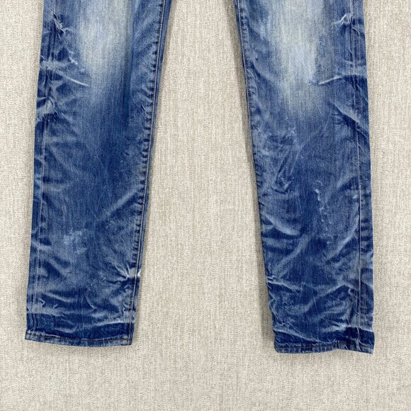 PRSP Jeans 30X33 Denim Slim Straight Rambler Cotton Portugual Button Fly - Picture 5 of 16